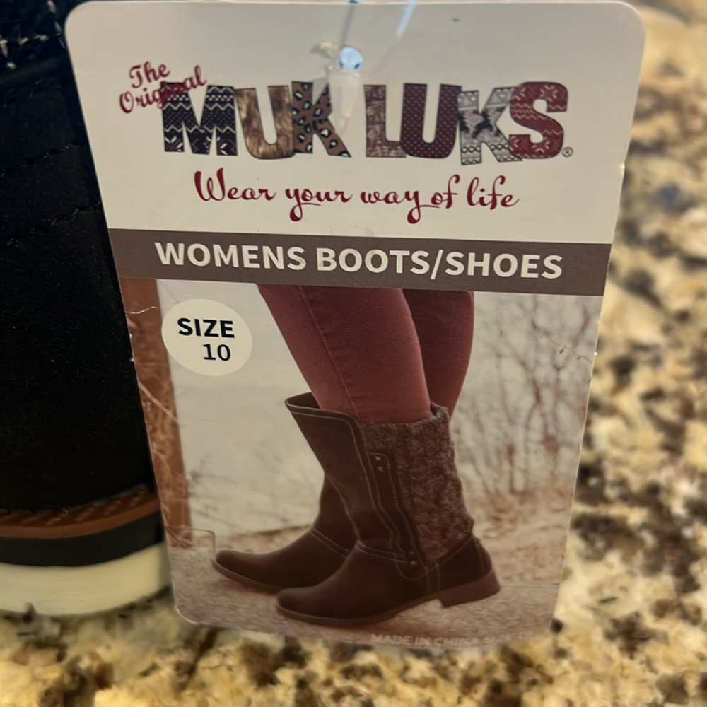 Muk Luks boots women’s 10 NEW - Picture 2 of 4
